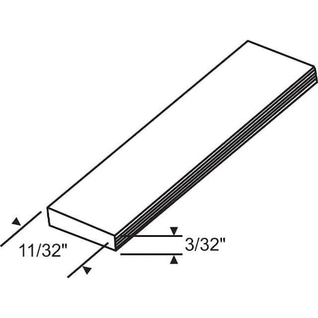 Strybuc Flat Spline Black 16-239
